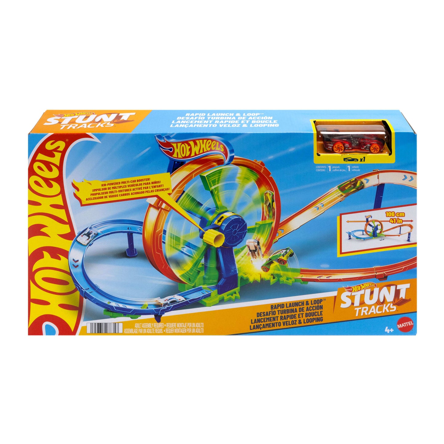 Hot Wheels Action Coffret de Jeu Lancement Rapide et Boucle
