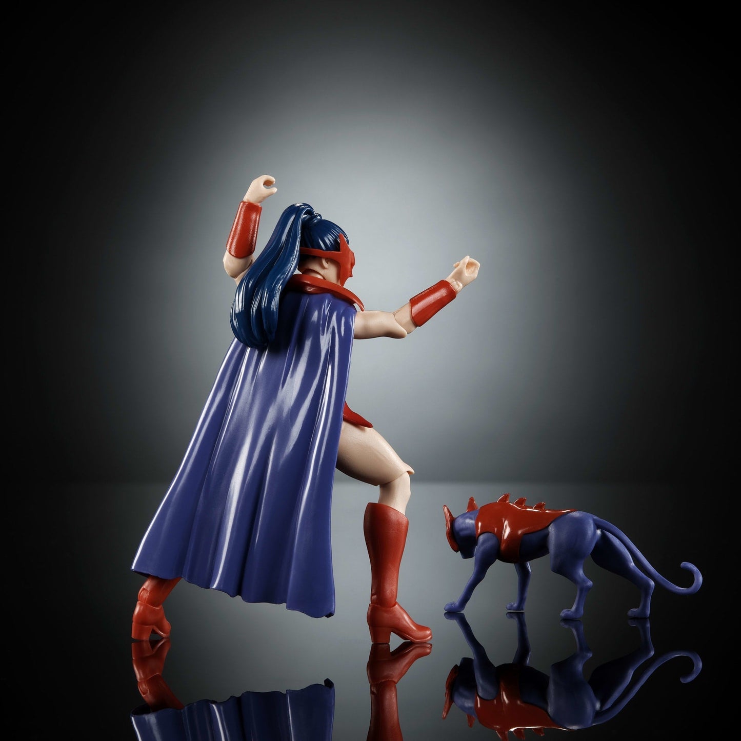 Masters of the Universe Origins Figura de Ação Cartoon Collection Catra de 5.5 polegadas