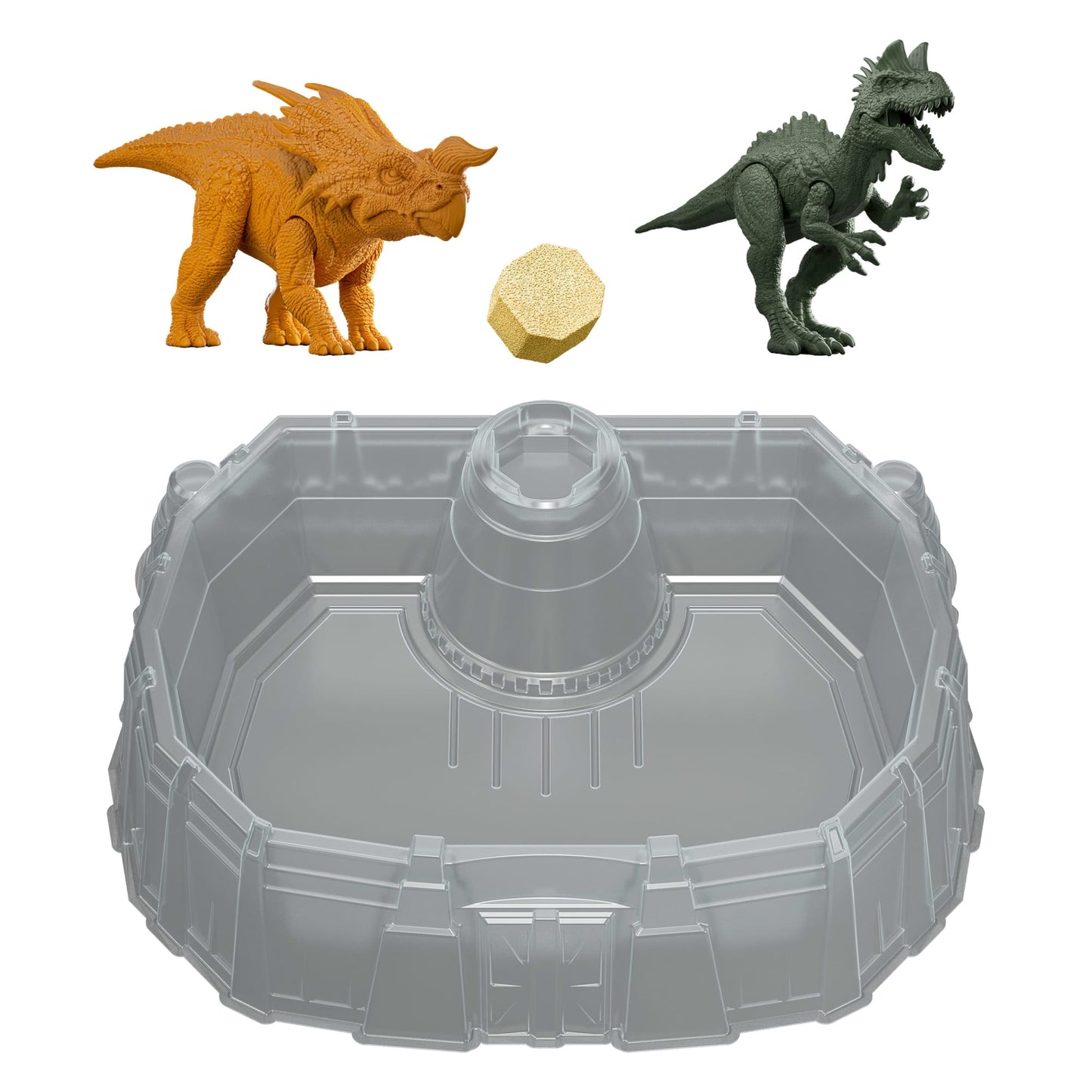 Jurassic World Dinossauro de Brinquedo Pacote de Batalha Dino Reveal