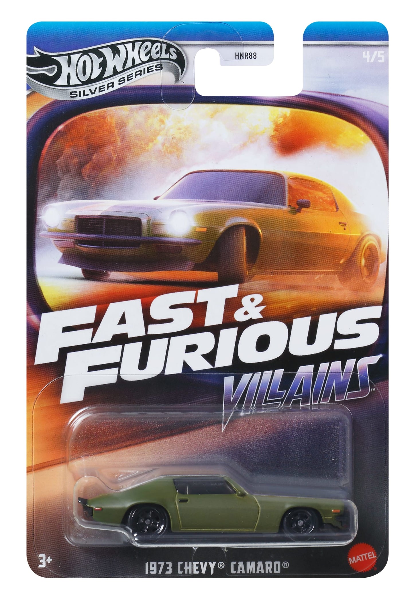 Hot Wheels Collector Vehículo de Colección Fast & Furious 1973 CHEVEROLET CAMARO F-BOMB