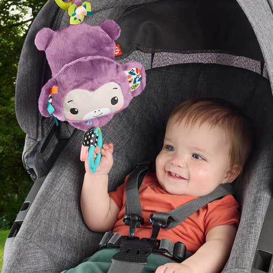 Fisher-Price Singe Violet Chanteur, Jouet Pour Poussettes