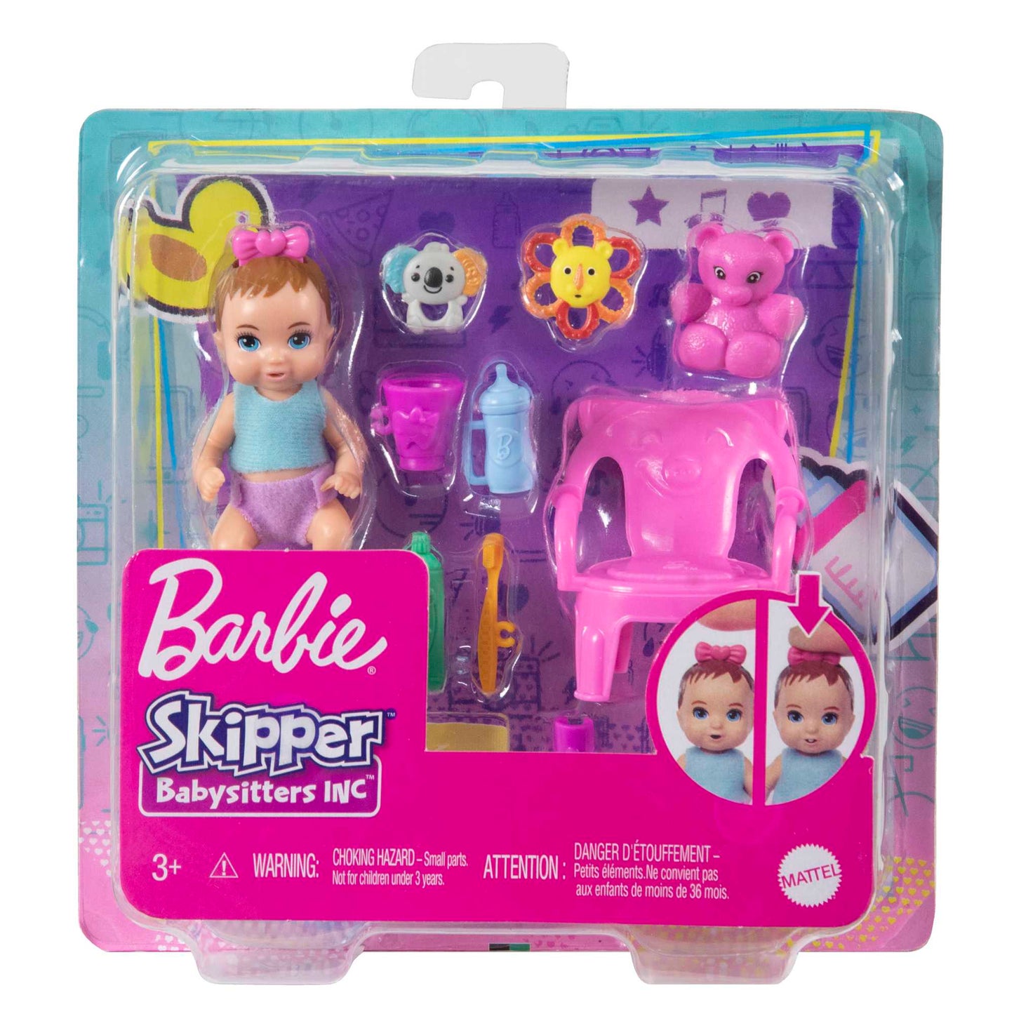 Barbie Skipper Babysitter First Tooth Playset With Doll And Accessories