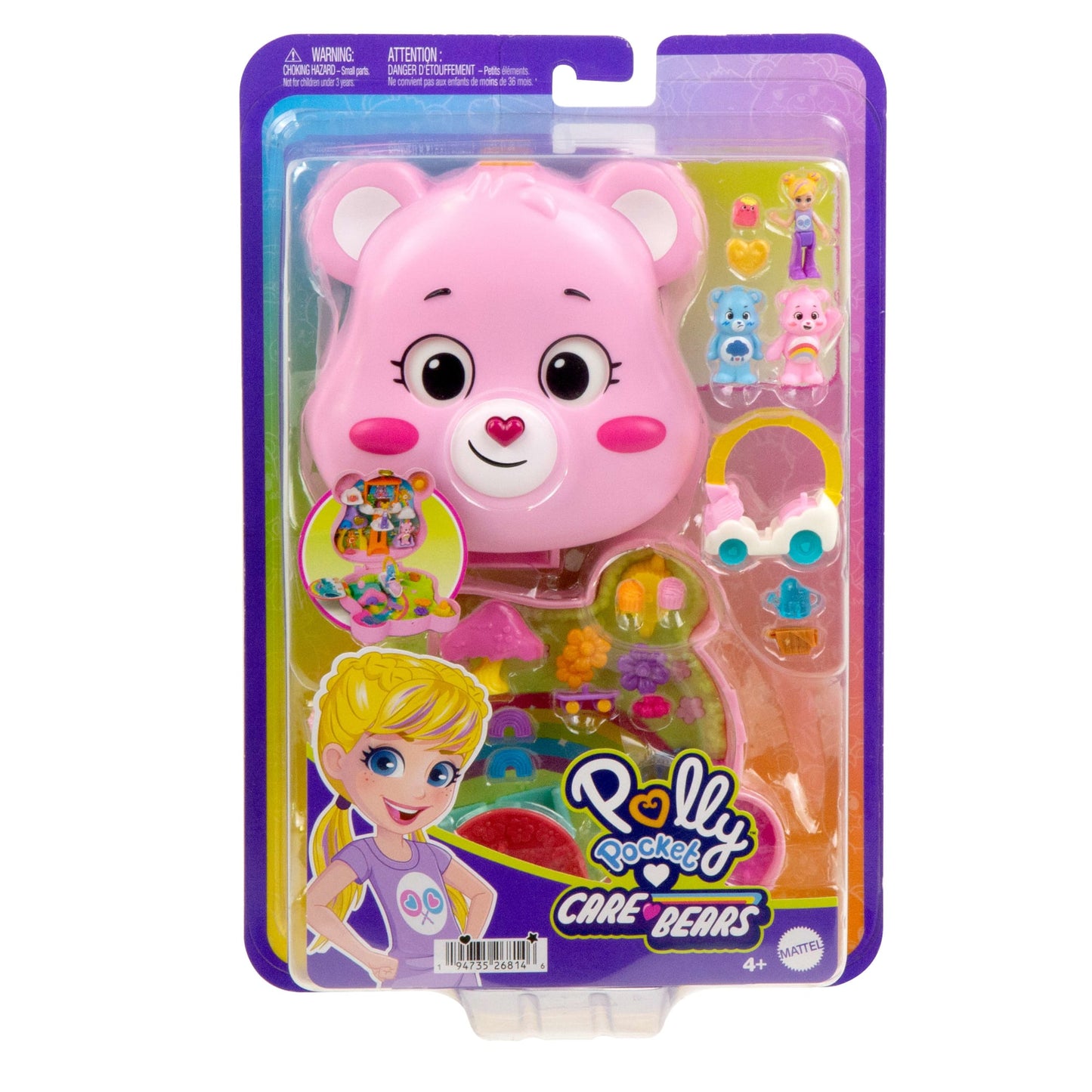 Polly Pocket Calinours Poupées et Coffrets de Jeu, Véhicule et Acc.