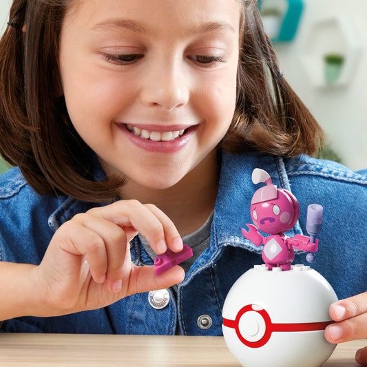 MEGA Pokémon Juguete de Construcción Pokébola Coleccionable Tinkatink