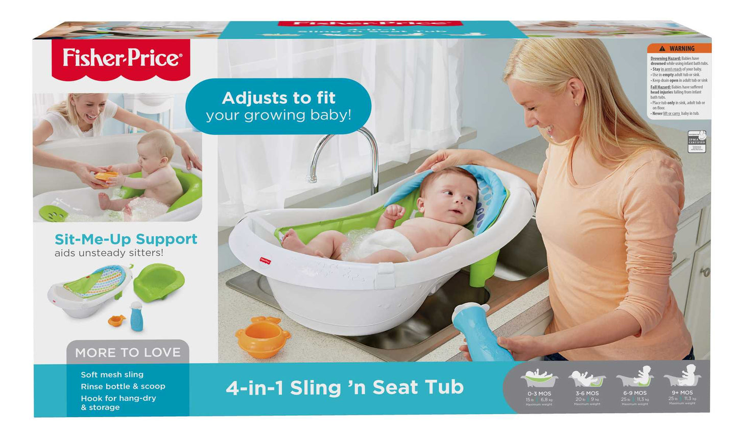 Fisher-Price Baignoire Évolutive 4 en 1