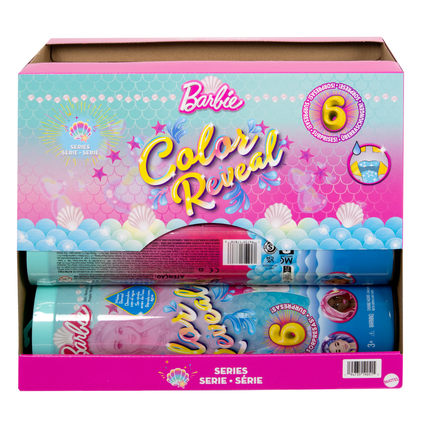 Barbie-Colorreveal-Poupée Avec Accessoires et 6Surprises
