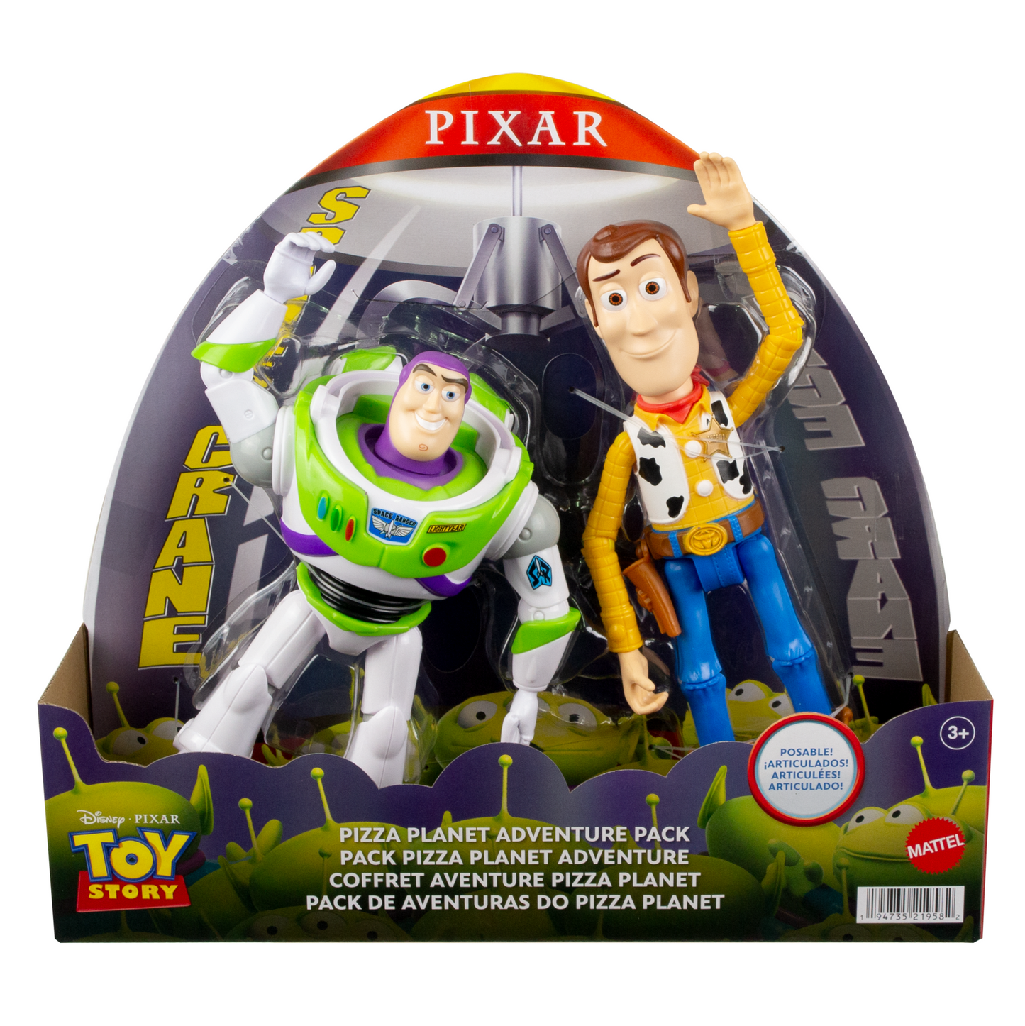 Disney Pixar-Toy Story Coffret Aventure Pizza Planet-2Figurines