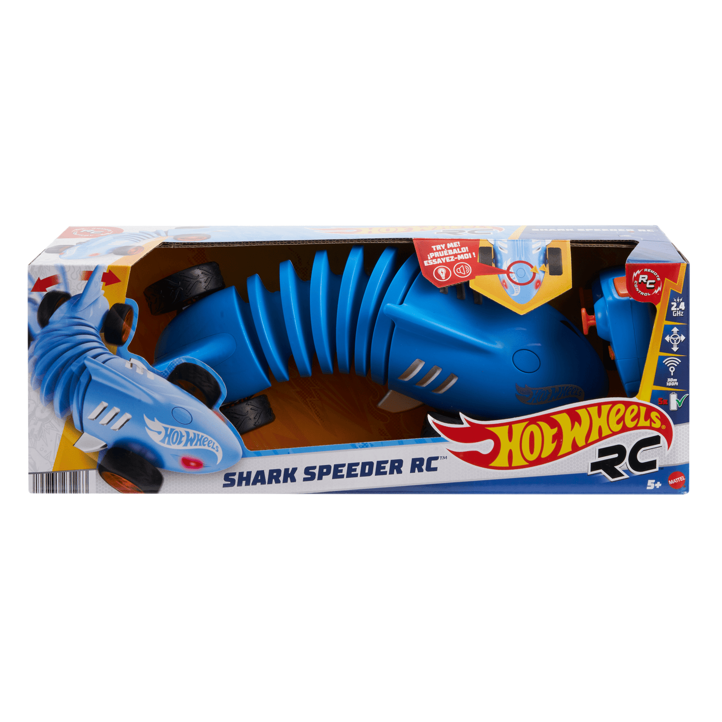Hot Wheels Rc Échelle 1:15 Bolide Requin Téléguidé, à Piles