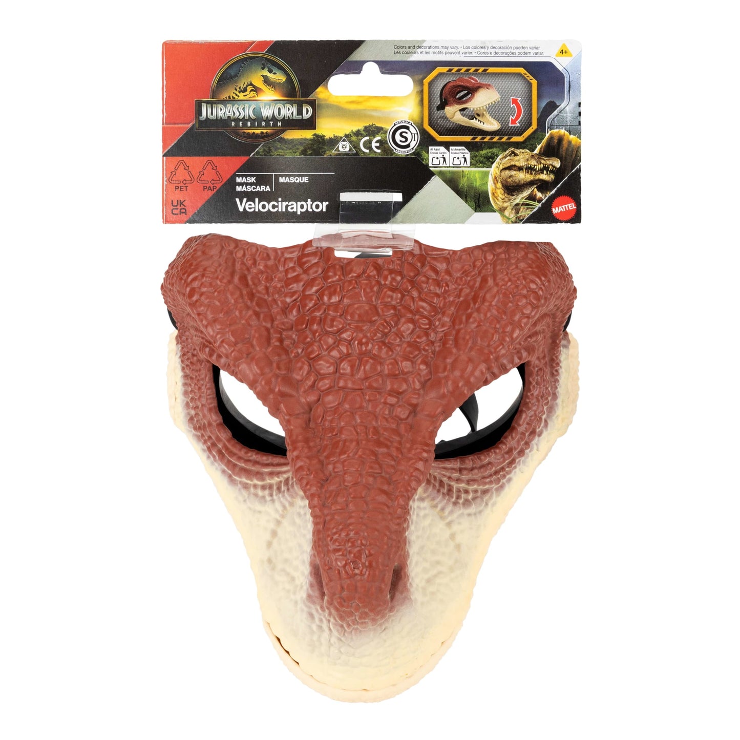 Jurassic World Rebirth Masque de Jeu de Rôle Vélociraptor