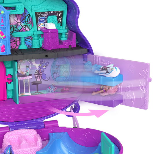 Polly Pocket Monster High Coffret Avec 3Micro-Poupées et 10Acc.