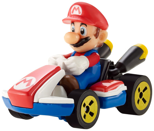 Hot Wheels Mario Kart Vehículo de Juguete Mario Estándar Kart