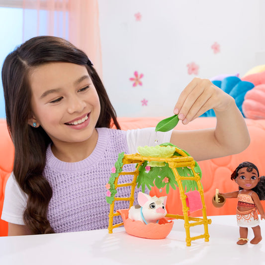 Disney Moana 2 Coffret de Jeu Plaisirs du Bain de Simea et Pua