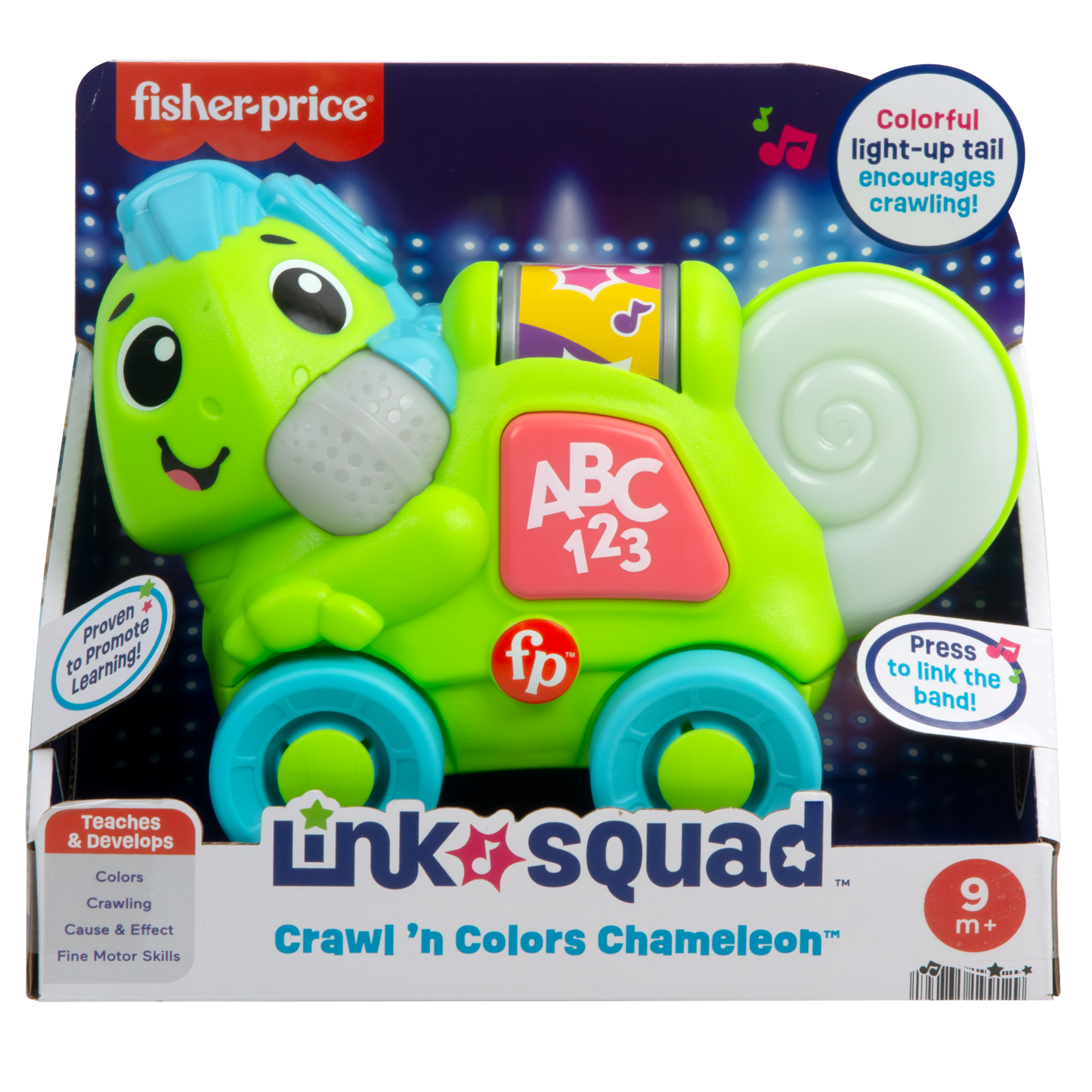 Fisher-Price Link Squad Caméléon Marche et Couleurs, Lumières