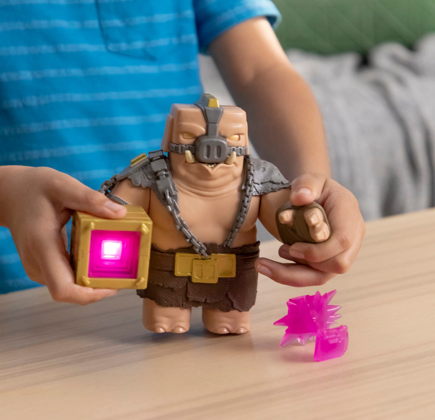 Minecraft – Figurine Surdimensionnée – Grand Cochon Mode Combat, Sons