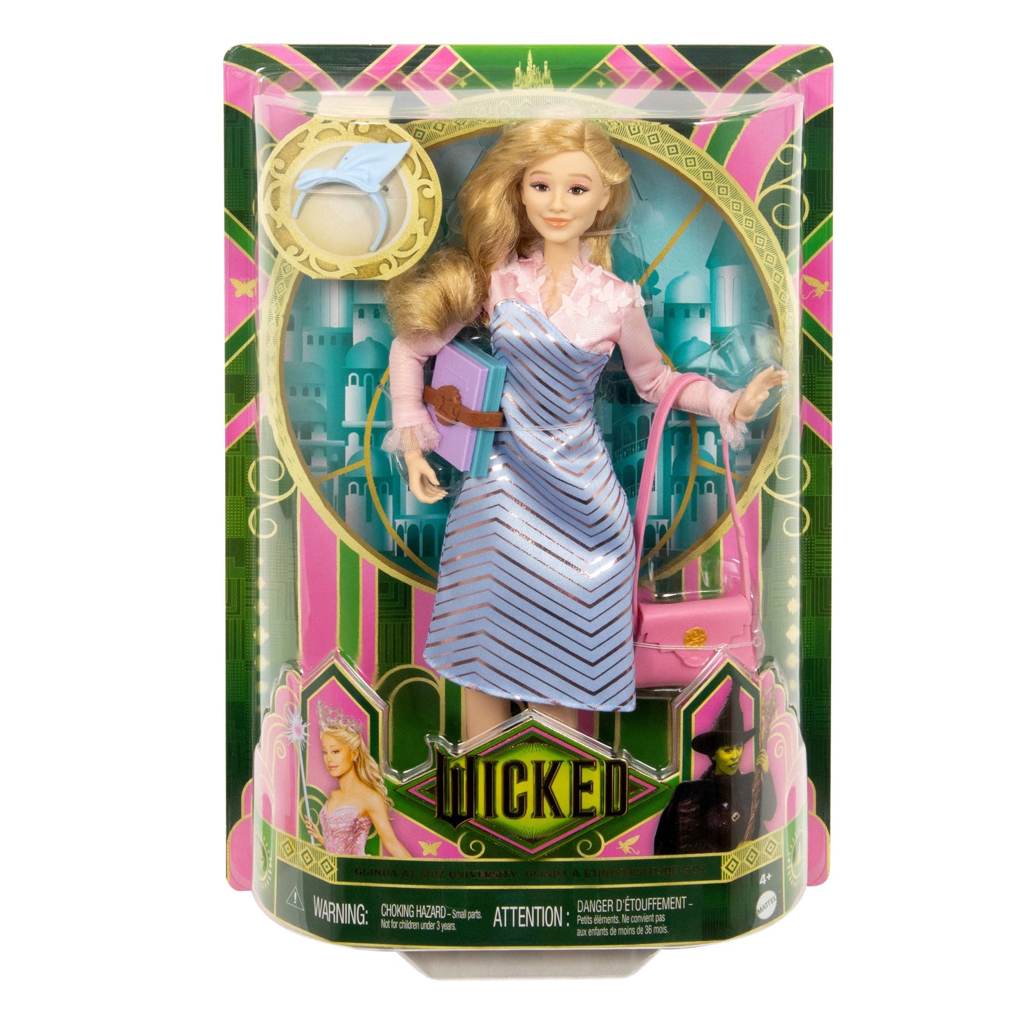 Universal Pictures’ Wicked Glinda At Shiz University Fashion Doll With Removable Fashions & Accessories