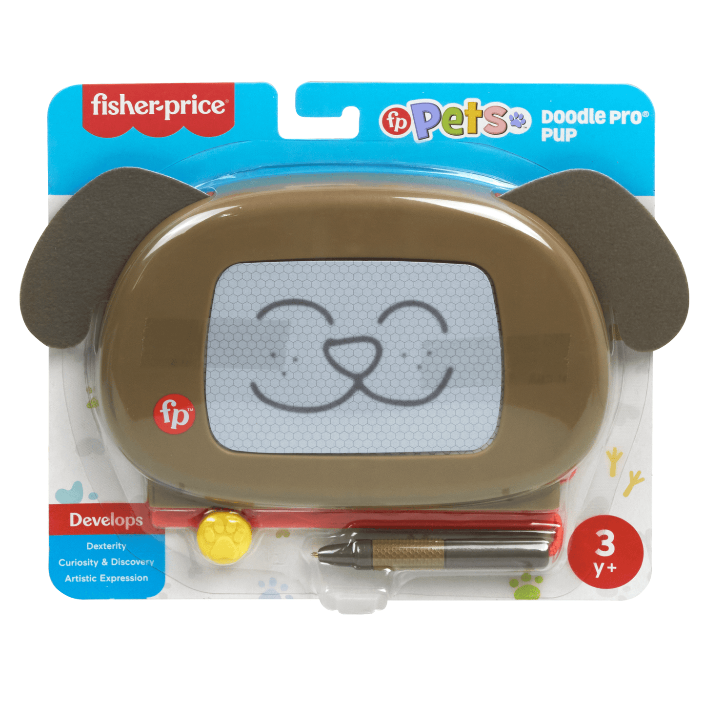 Fisher-Price Juguete para Bebés Pizarrón Magnético Perrito Dibuja Conmigo