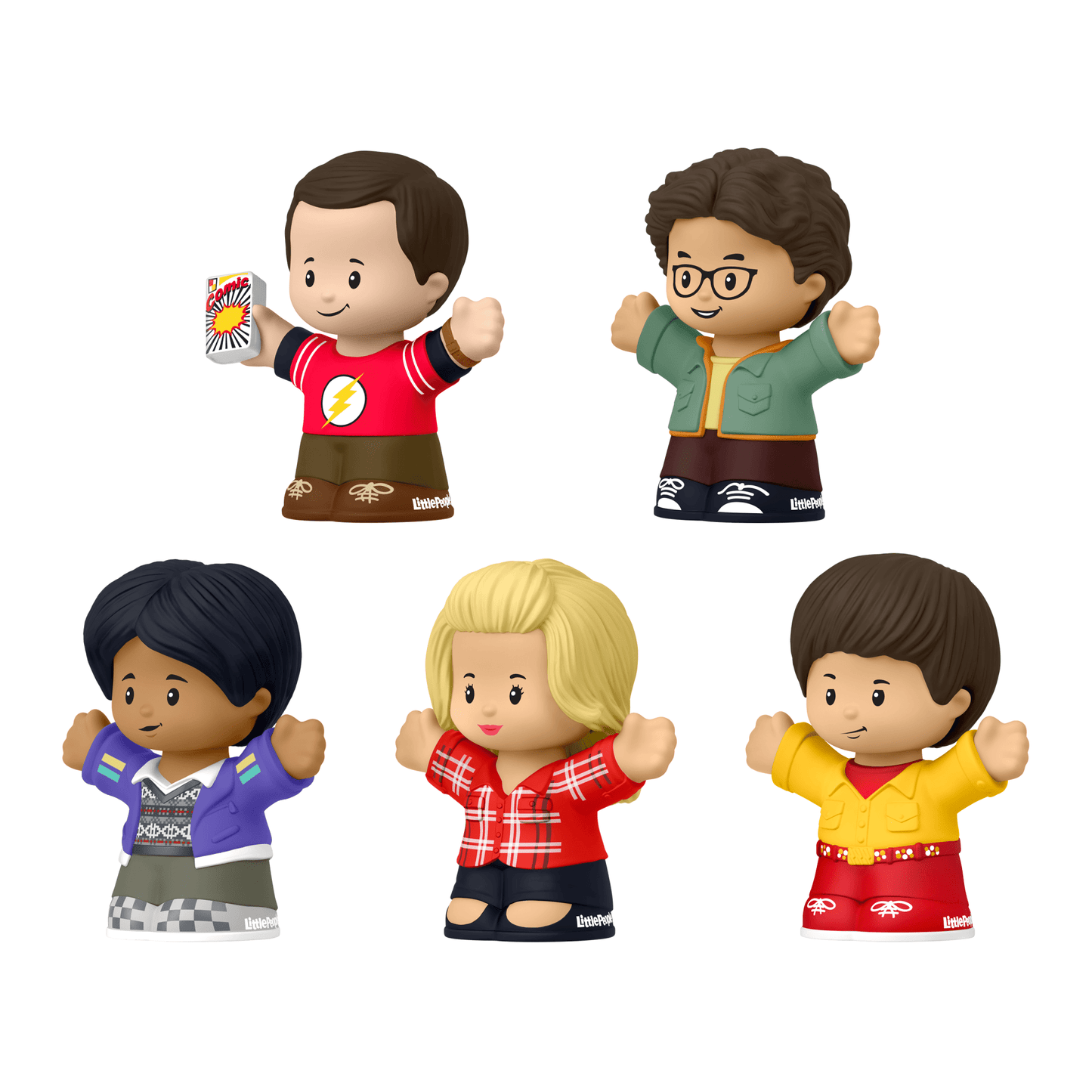 Little People Collector Coffret The Big Bang Theory, 5 Figurines