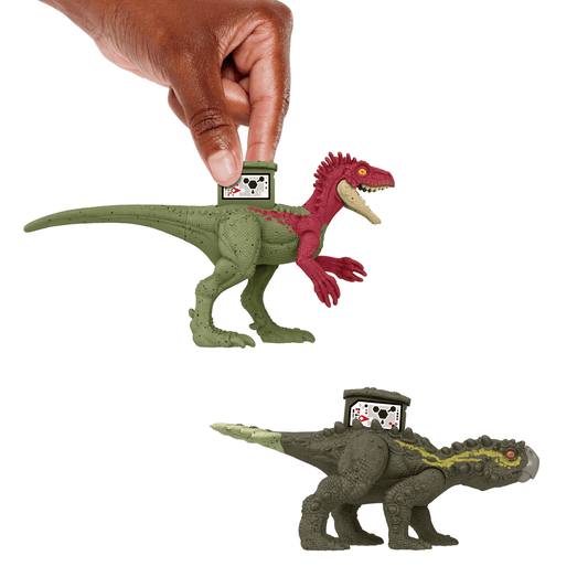 Jurassic World Meute Dangereuse Éoraptor Contre Stégorous