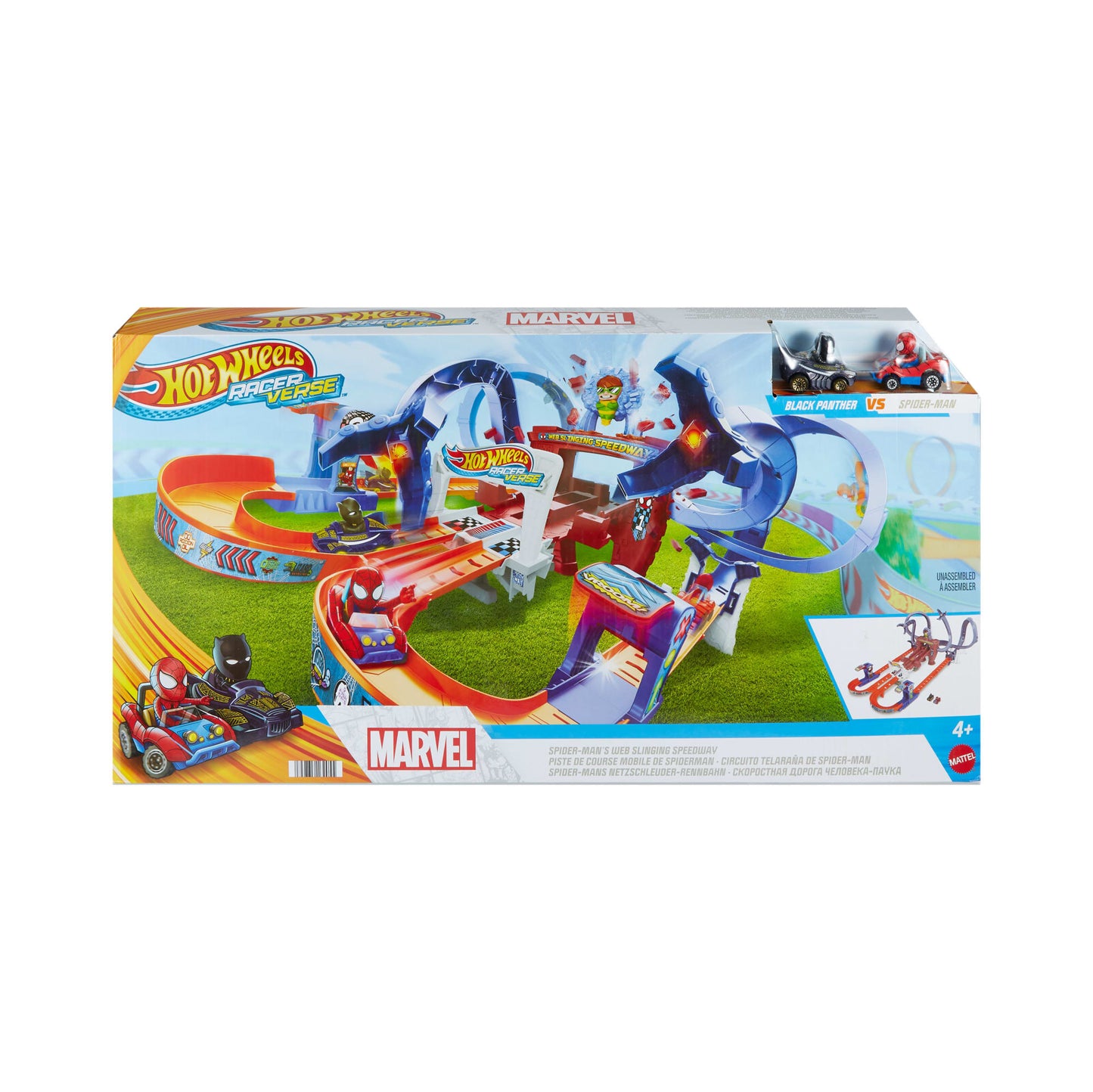 Hot Wheels®-Racerverse-Piste de Course Mobile de Spiderman-Coffret