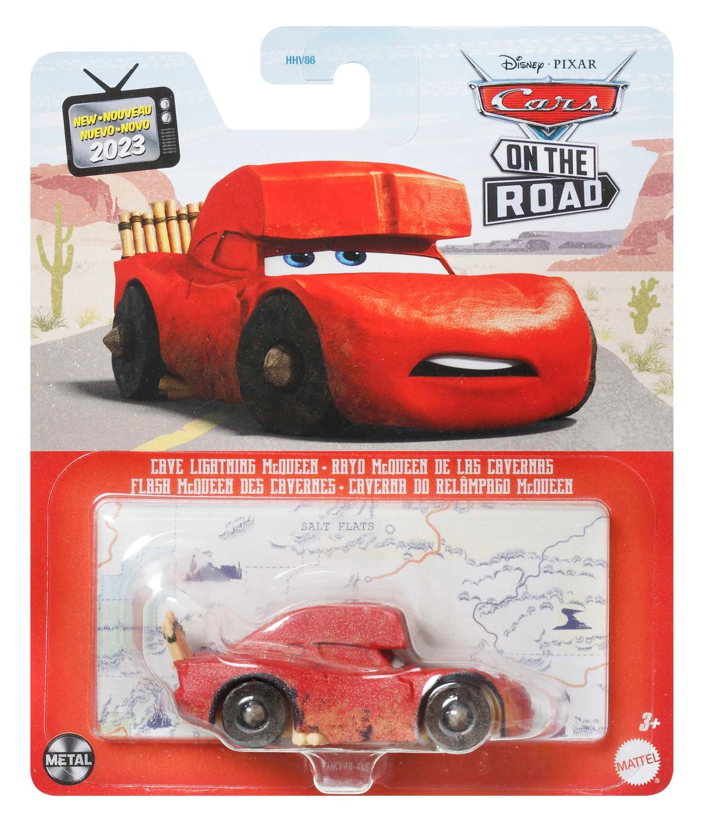 Cars de Disney y Pixar Vehículo de Juguete McQueen de las Cavernas