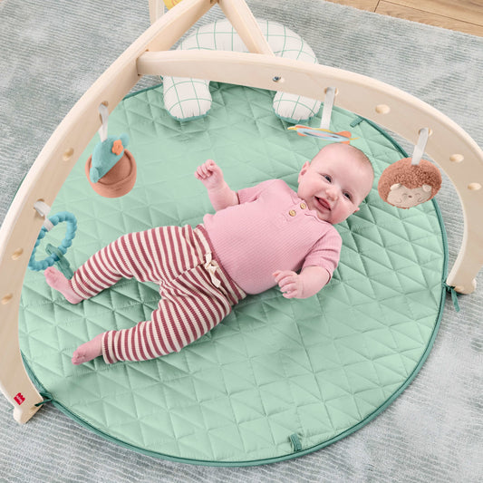 Fisher-Price Tapis D’Activités de Luxe en Bois, Jouets de Développ.
