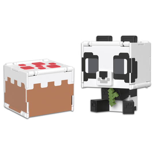 Minecraft Vanilla Figura de Acción Flippin' de 3.75 Panda + Pastel