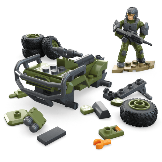 Mega Halo Coffret de Construction Mongoose Fleetcom, 2 Figurines