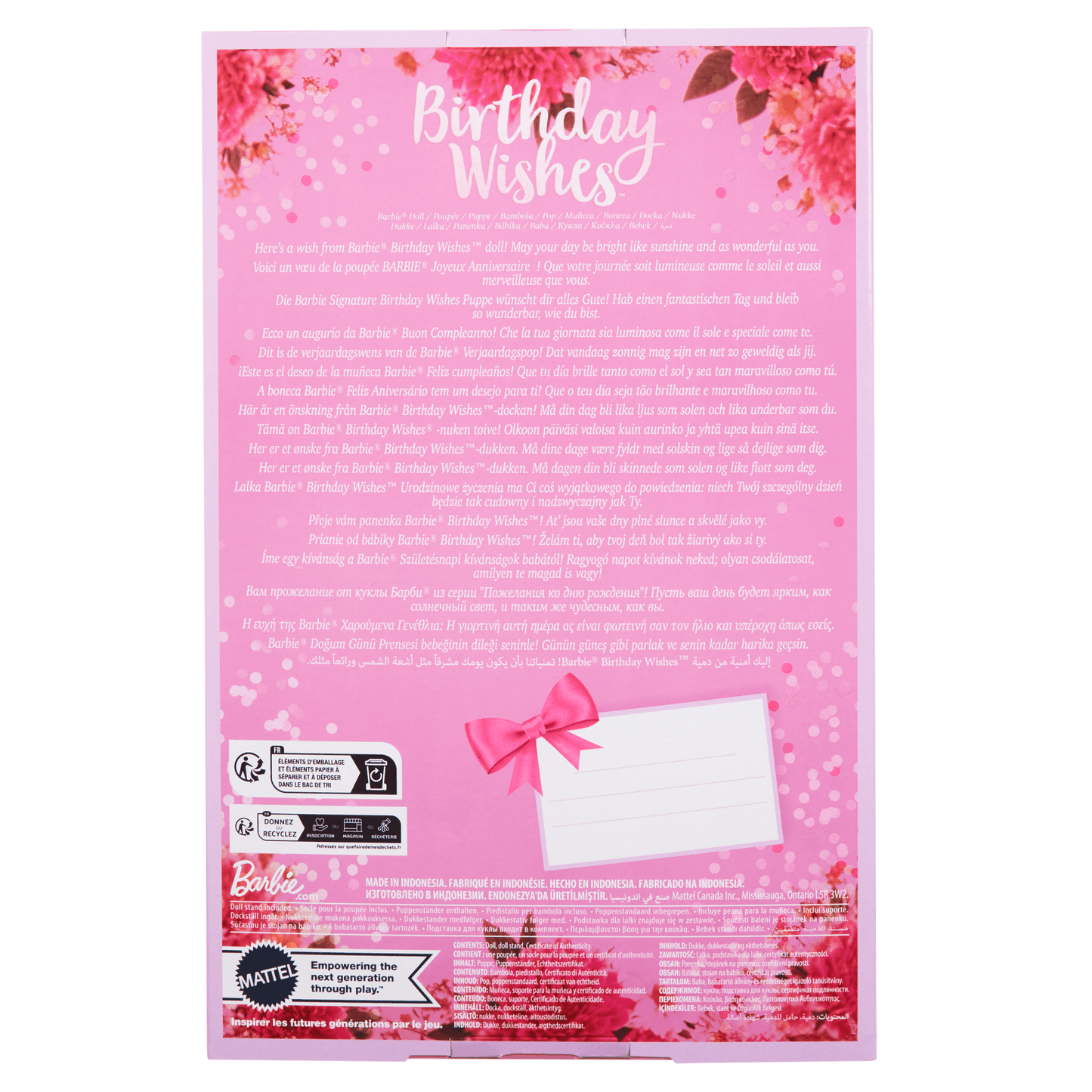 Barbie Signature Birthday Wishes Collectible Doll in Lilac Dress With Giftable Packaging