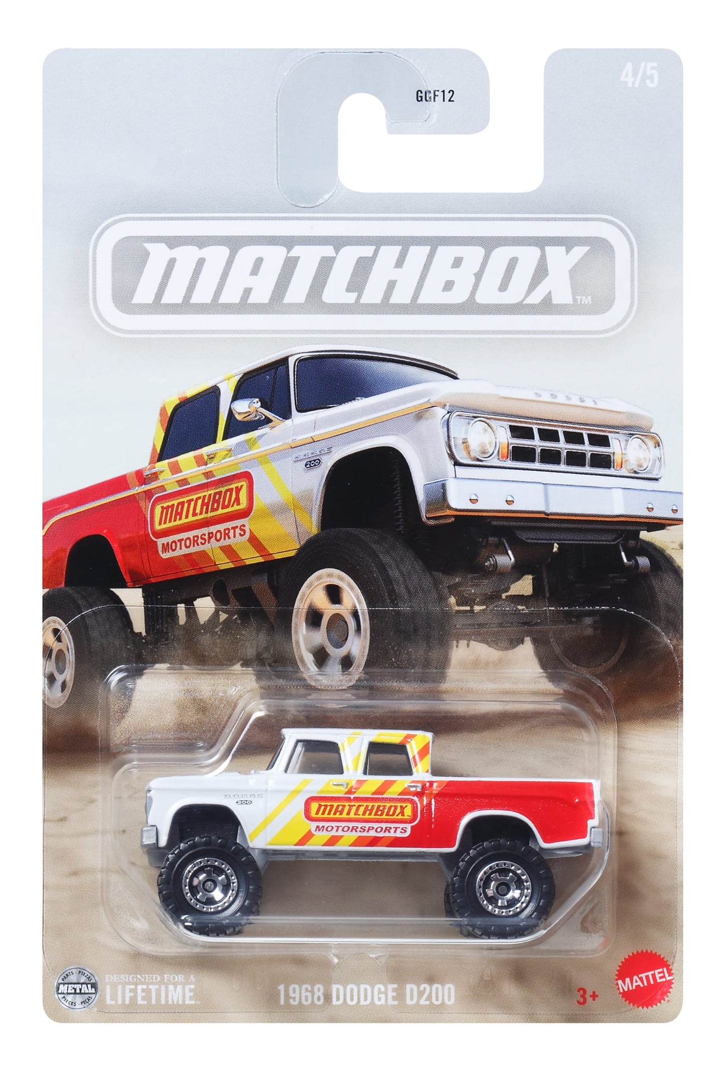 Matchbox Diecast Veículo de Brinquedo 68 Dodge Pickup