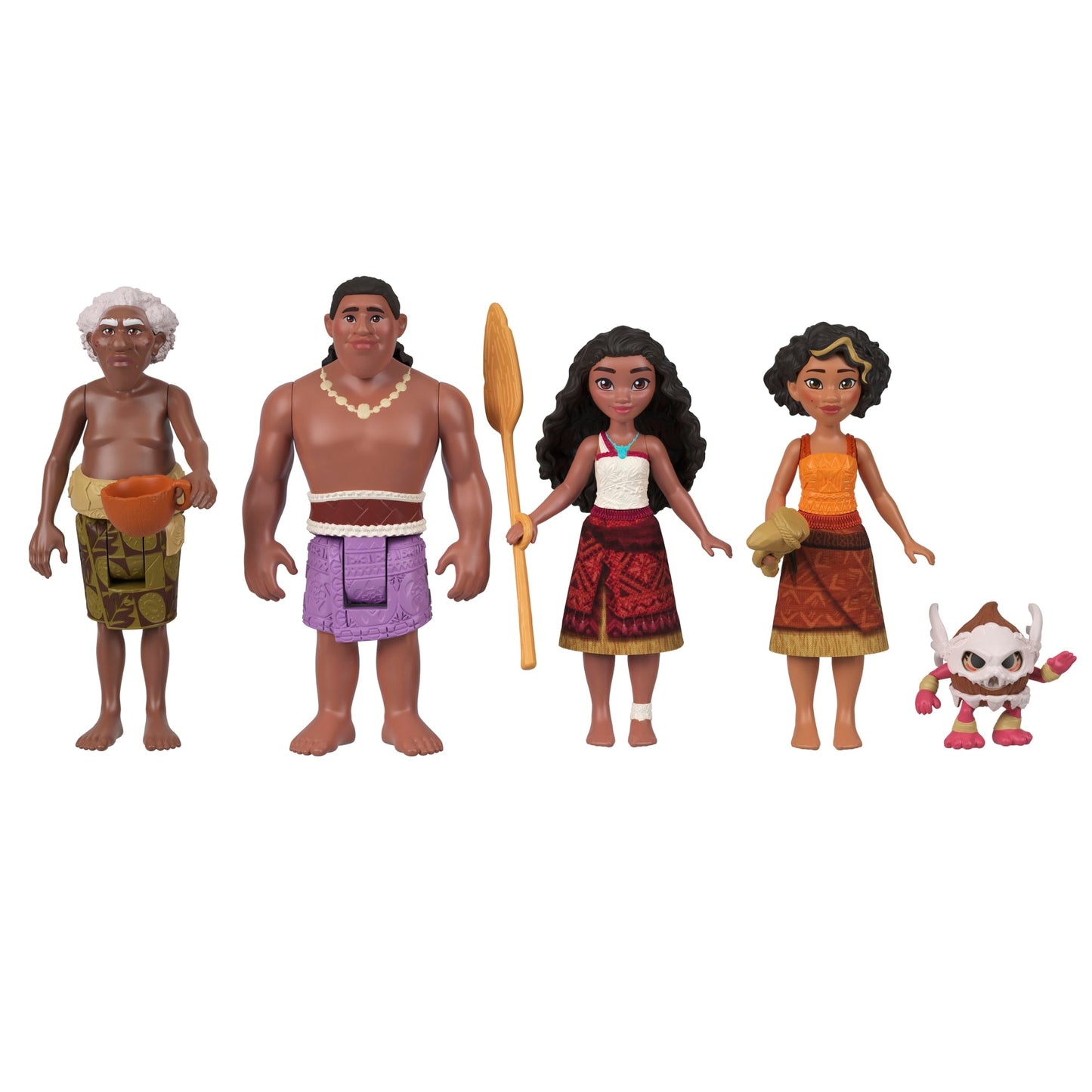 Disney Moana 2 Coffret de Jeu Équipage du Canoë de Moana