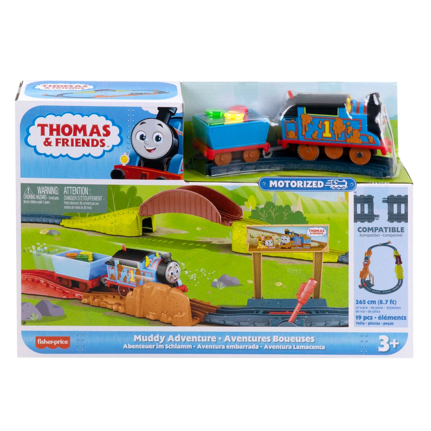 Thomas et ses Amis Coffret Aventures Boueuses, Thomas Motorisé
