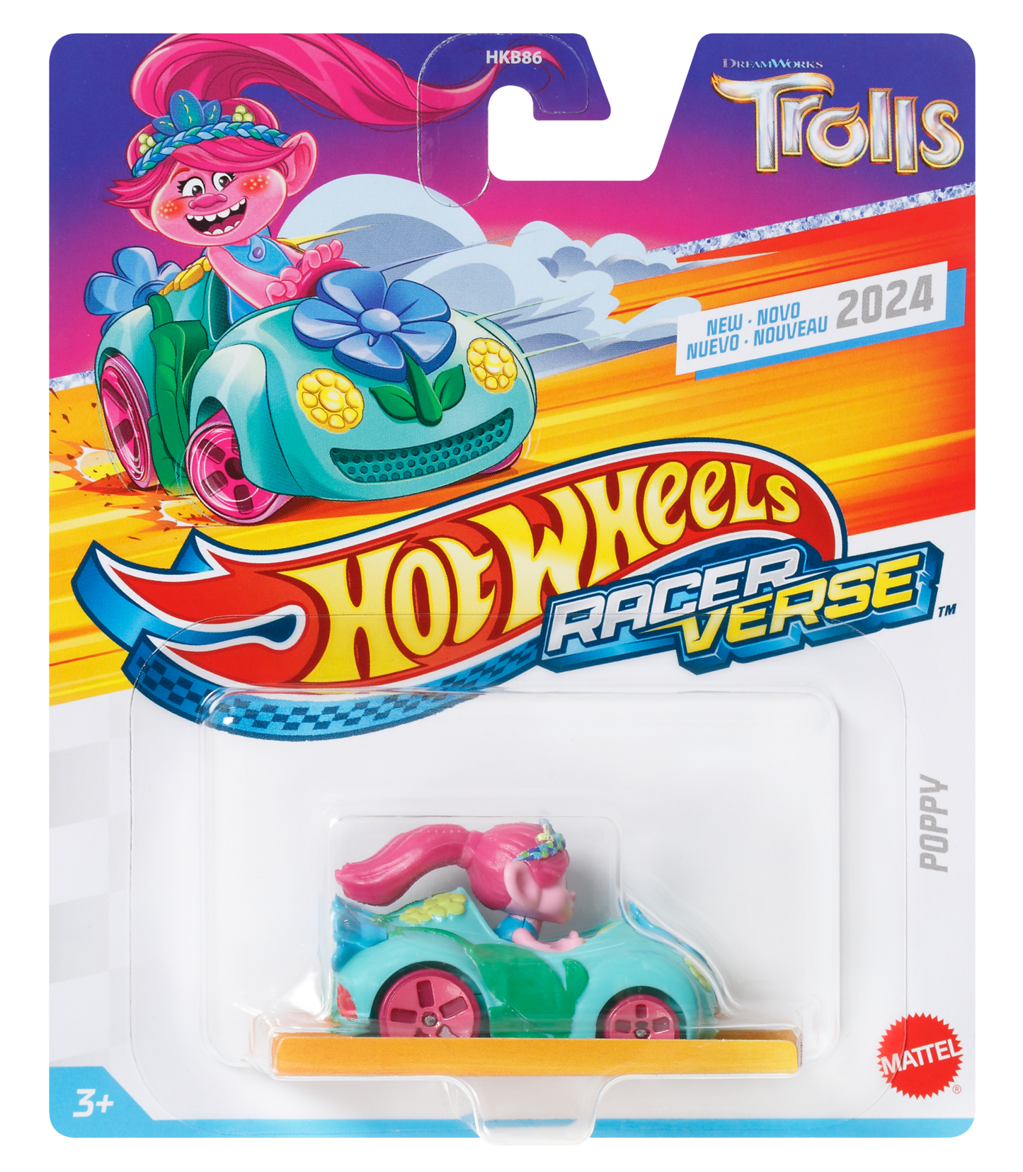 Hot Wheels RacerVerse Veículo de Brinquedo Poppy