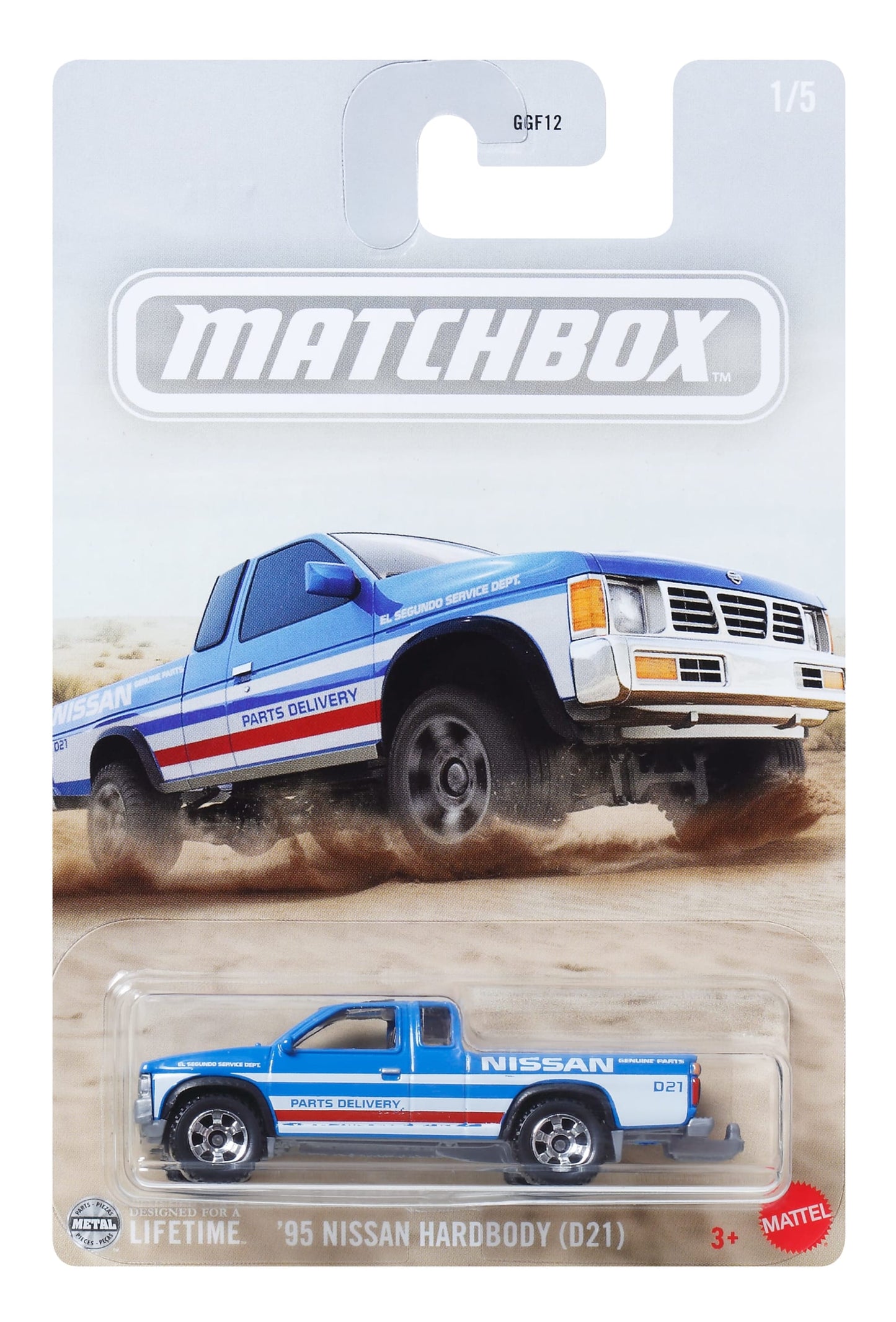 Matchbox Diecast Vehículo de Juguete Nissan Hardbody Truck