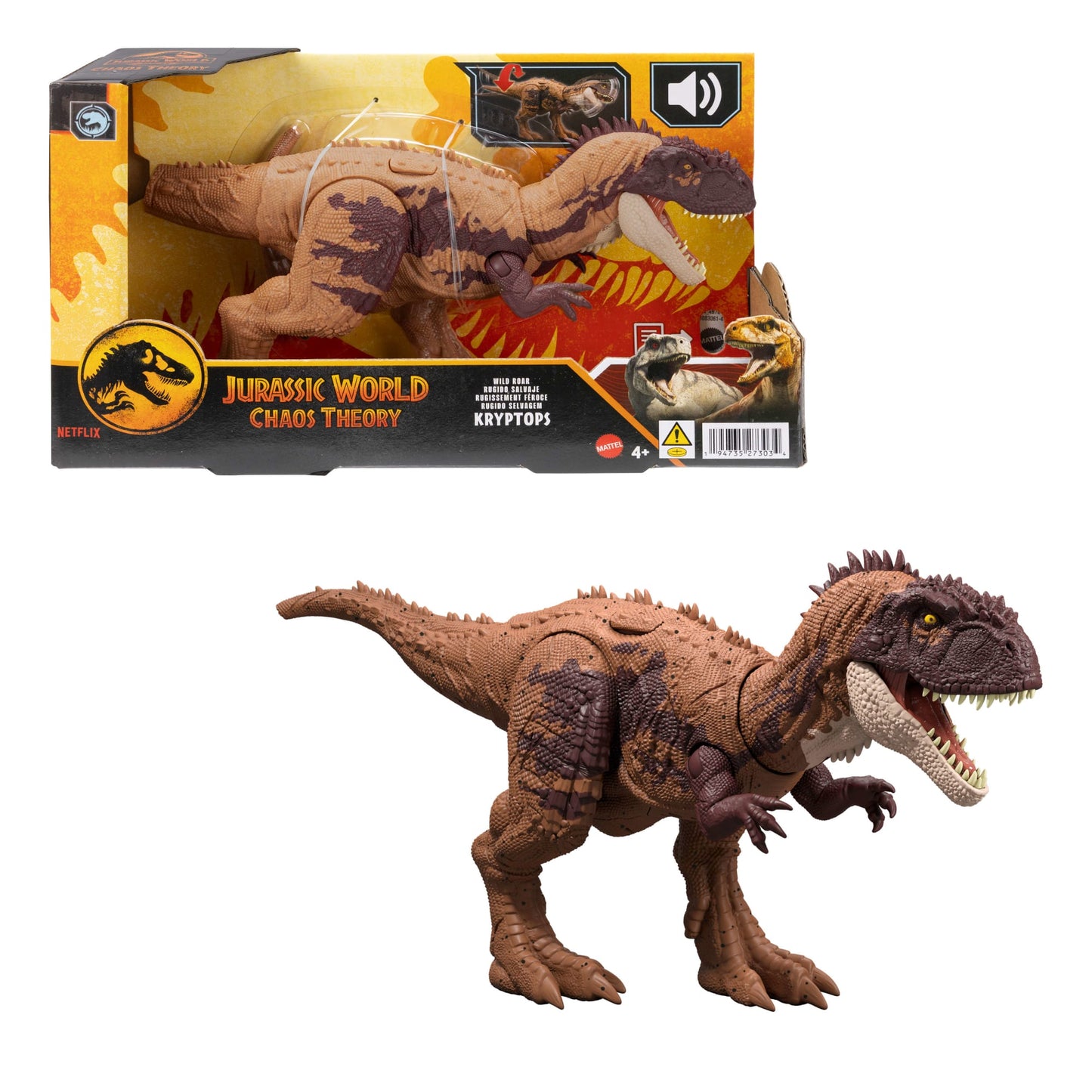 Jurassic World Dinossauro de Brinquedo Rugido Selvagem