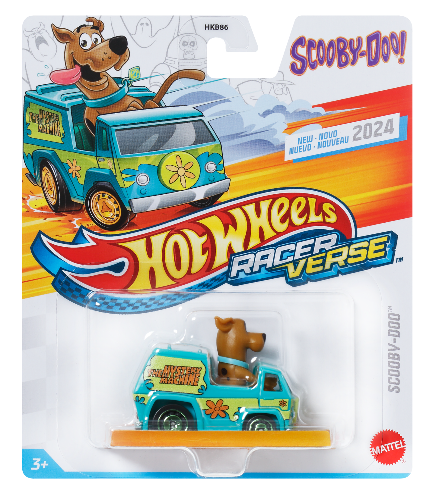Hot Wheels RacerVerse Vehículo de Juguete Scooby Doo
