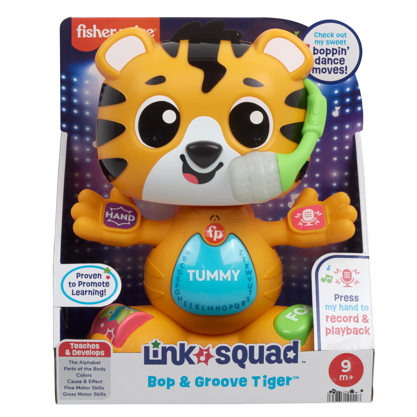 Fisher-Price Link Squad Tigre Danse et Musique, Lumières