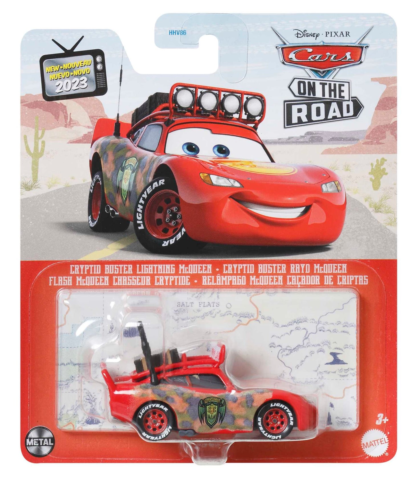 Carros da Disney e Pixar Diecast Veículo de Brinquedo Relâmpago McQueen Destruidor de Criaturas