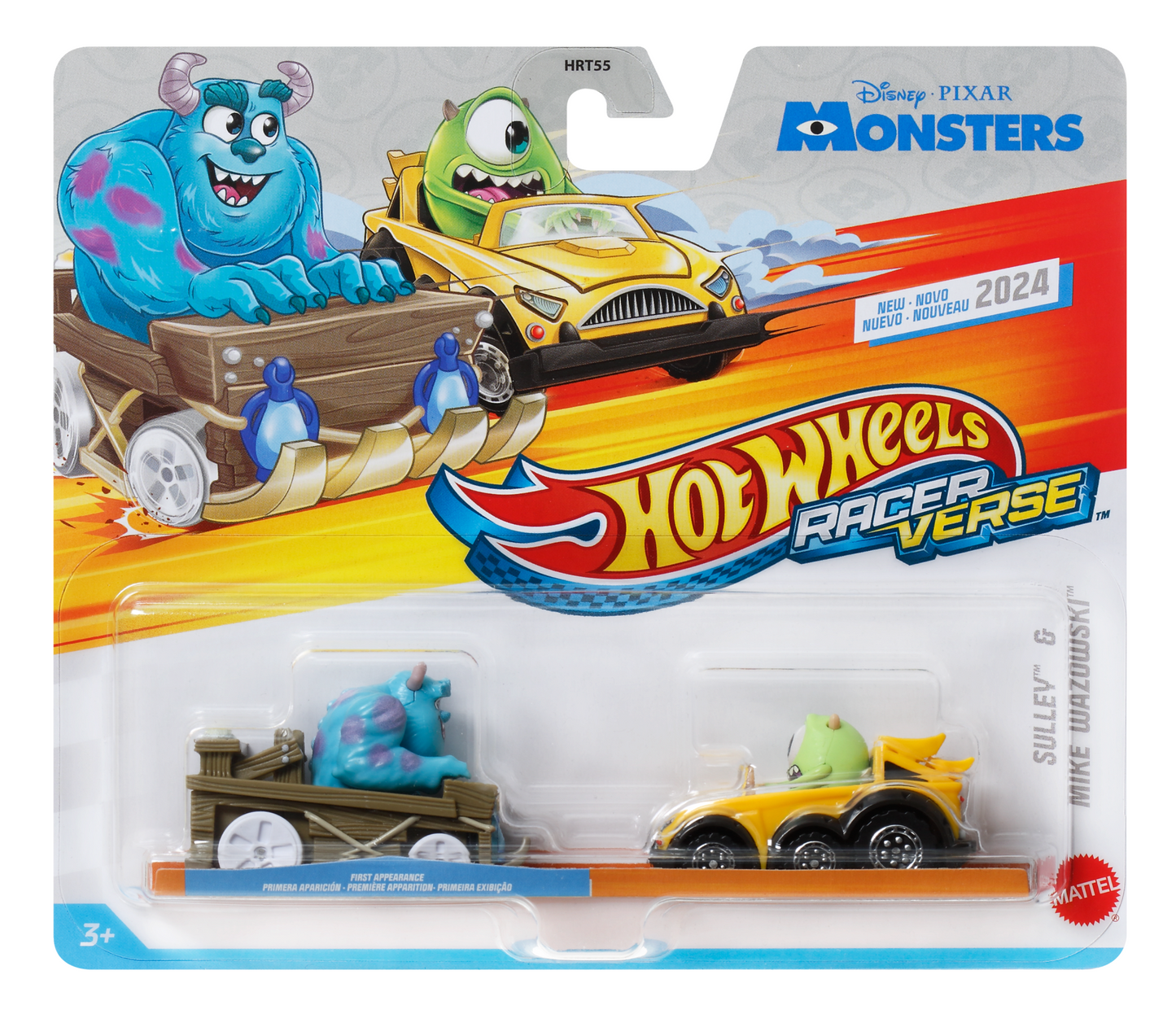 Hot Wheels RacerVerse Veículo de Brinquedo Mike e Sulley