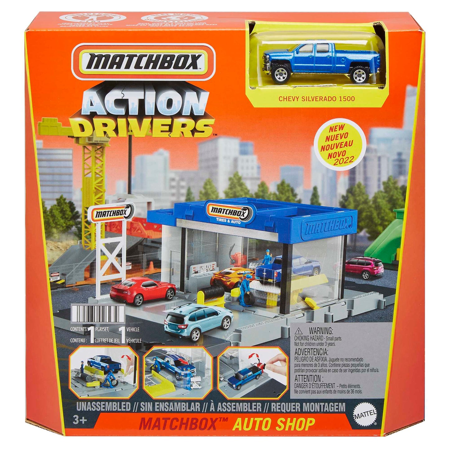 Matchbox Set de Juego Acción Taller Mecánico