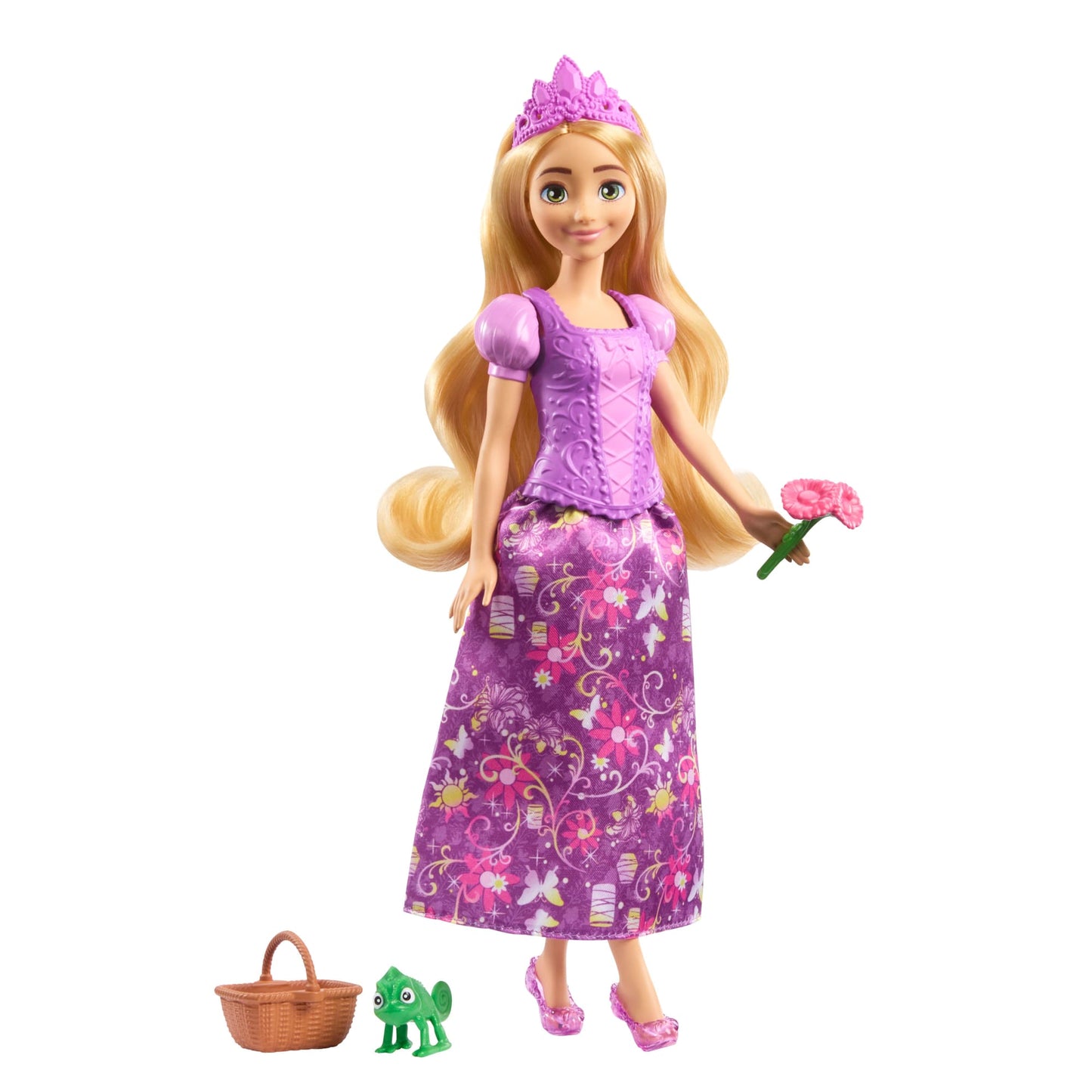 Disney Princess 2-In-1 Stories Rapunzel Fashion Doll With 2 Snap-On Bodices, 2 Skirts & 9 Accessories