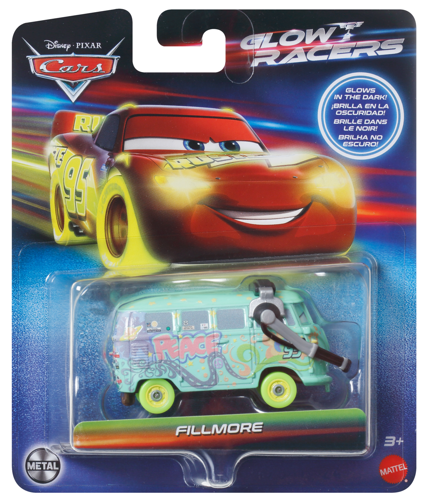 Disney/Pixar Les Bagnoles Bolides Lumineux Véhicule, 1:55
