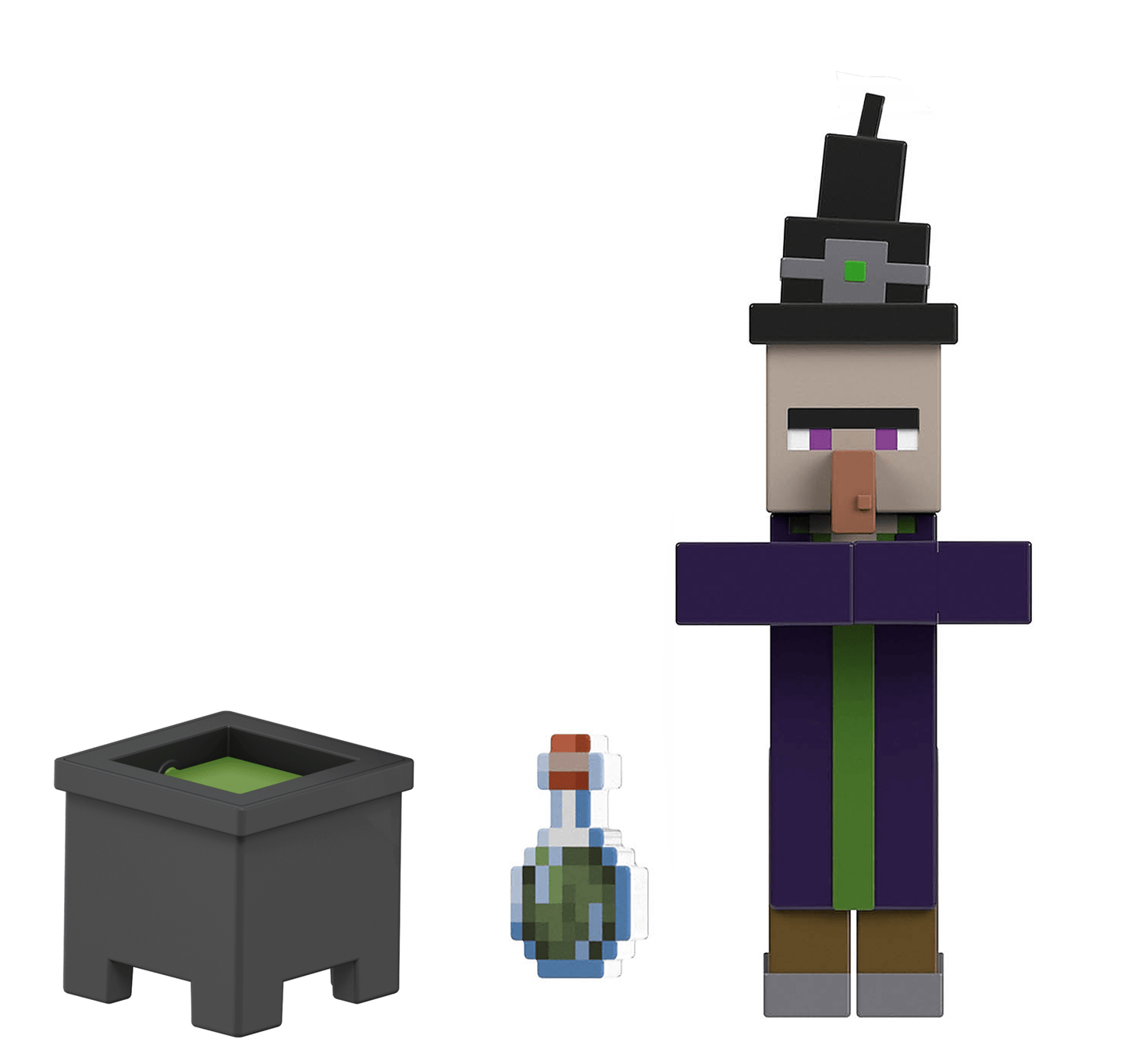 Minecraft Vanilla Figura de Ação Bruxa 3.25