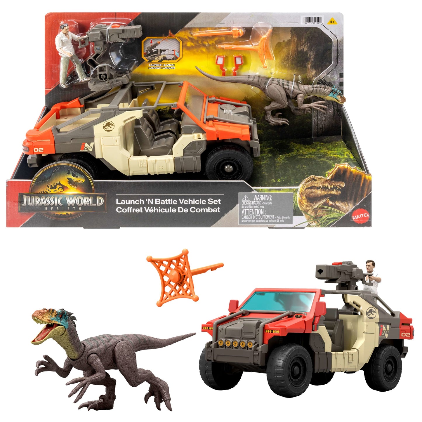 Jurassic World Juguete Rebirth Vehículo de la Película