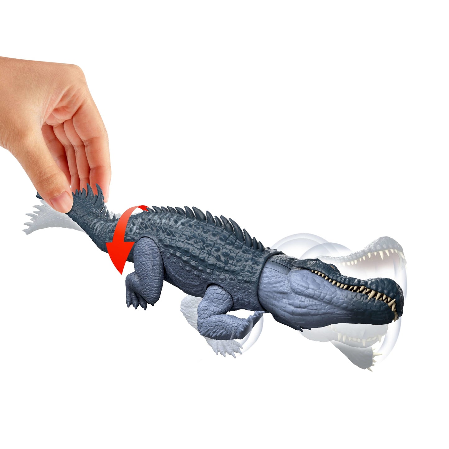 Jurassic World Dinosaurio de Juguete Rebirth Rastreadores Gigantes Purussaurus