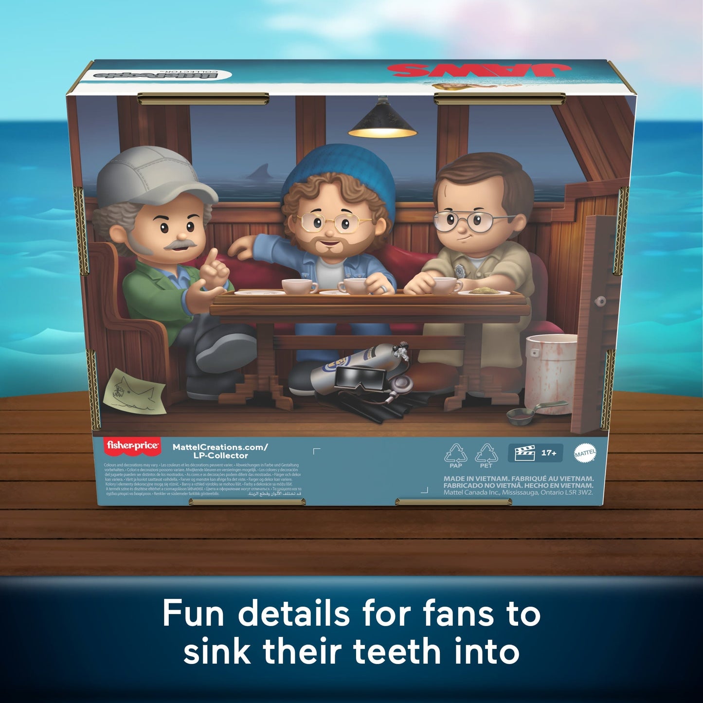 Little People Collector Jaws Movie Special Edition Set For Adults & Fans