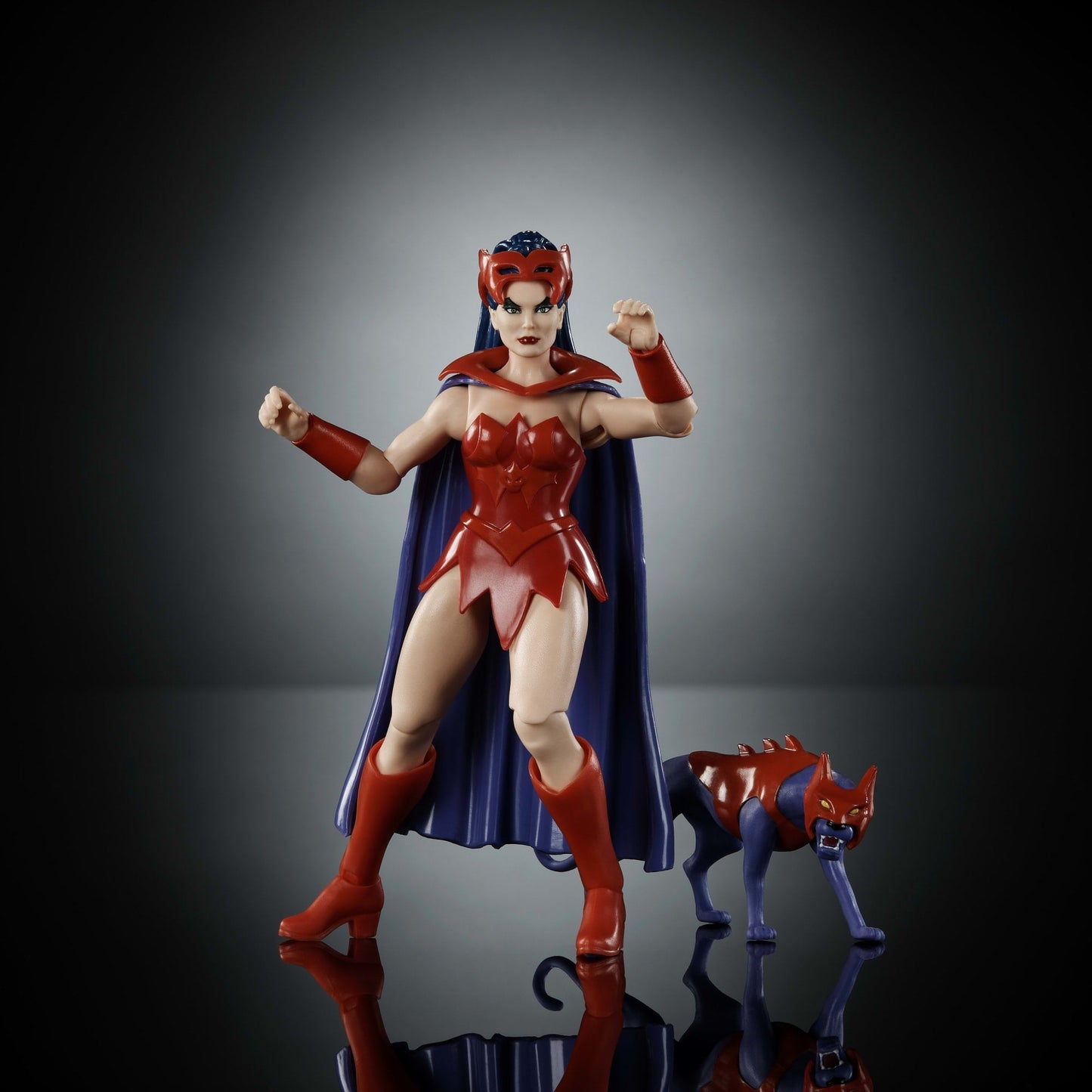 Masters of the Universe Origins Figura de Acción Cartoon Collection Catra de 5.5 pulgadas