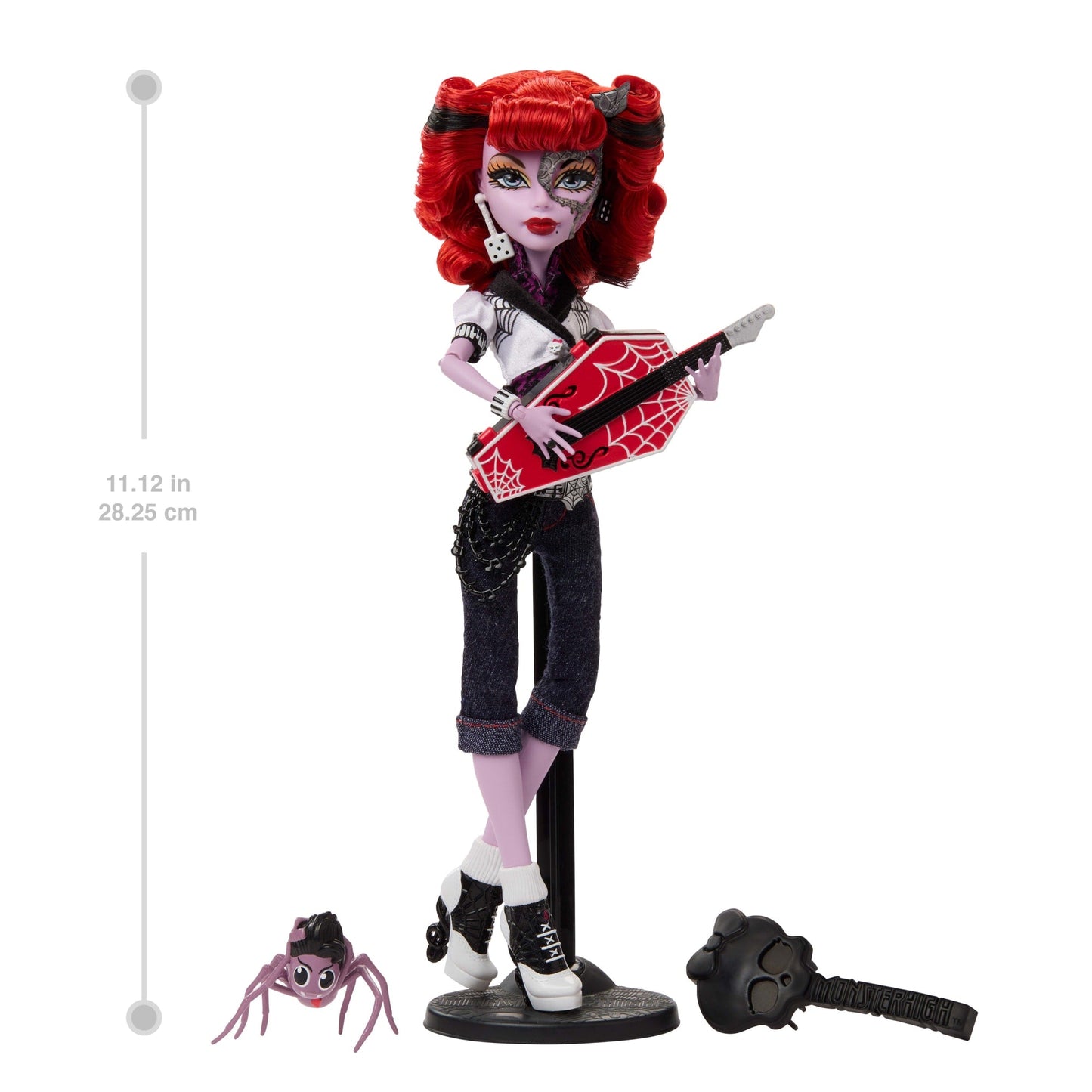 Monster High Boo-Riginal Creeproduction Operetta Doll With Diary, Doll Stand And Pet