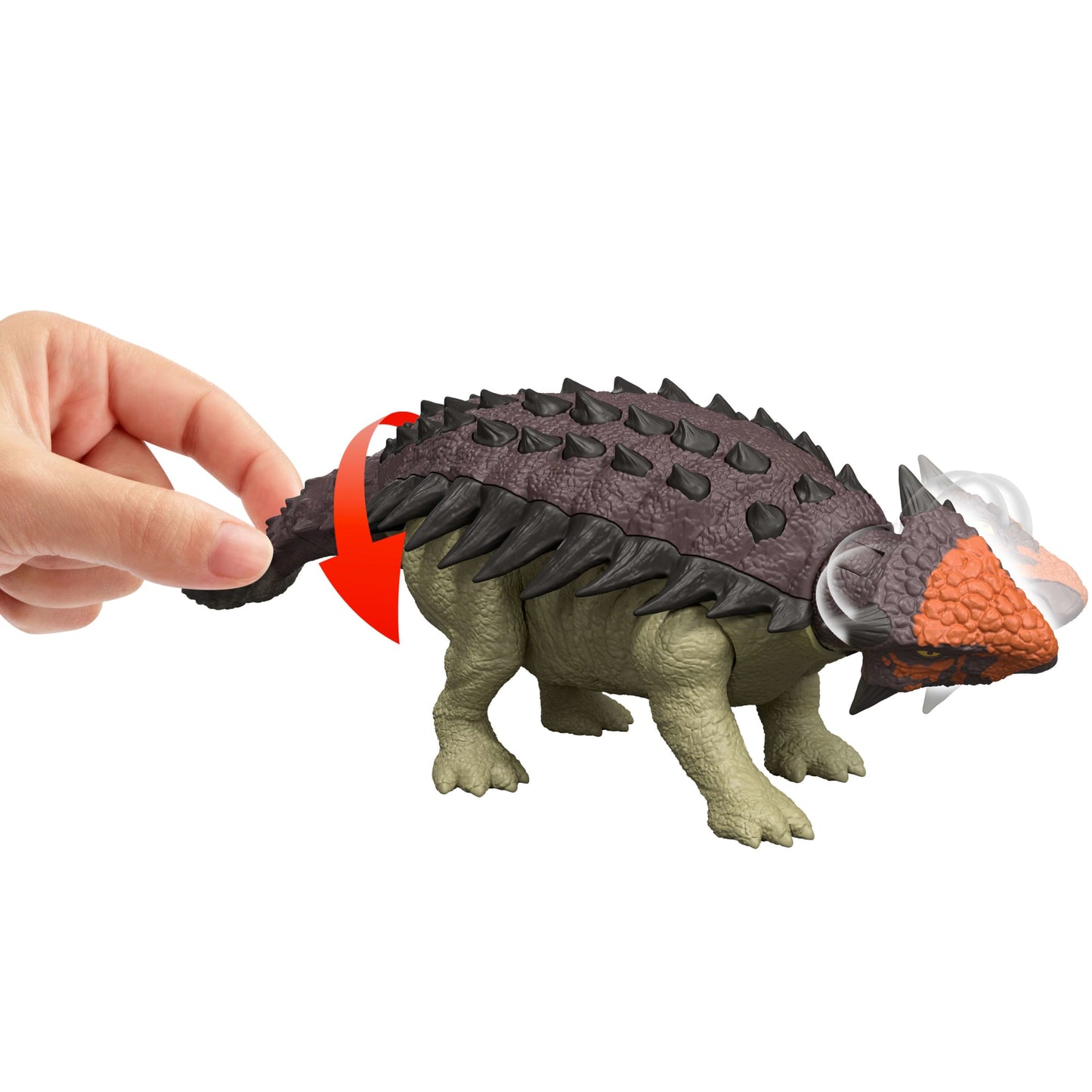Jurassic World Dinosaurio de Juguete Rebirth Rugido Salvaje Euoplocephalus