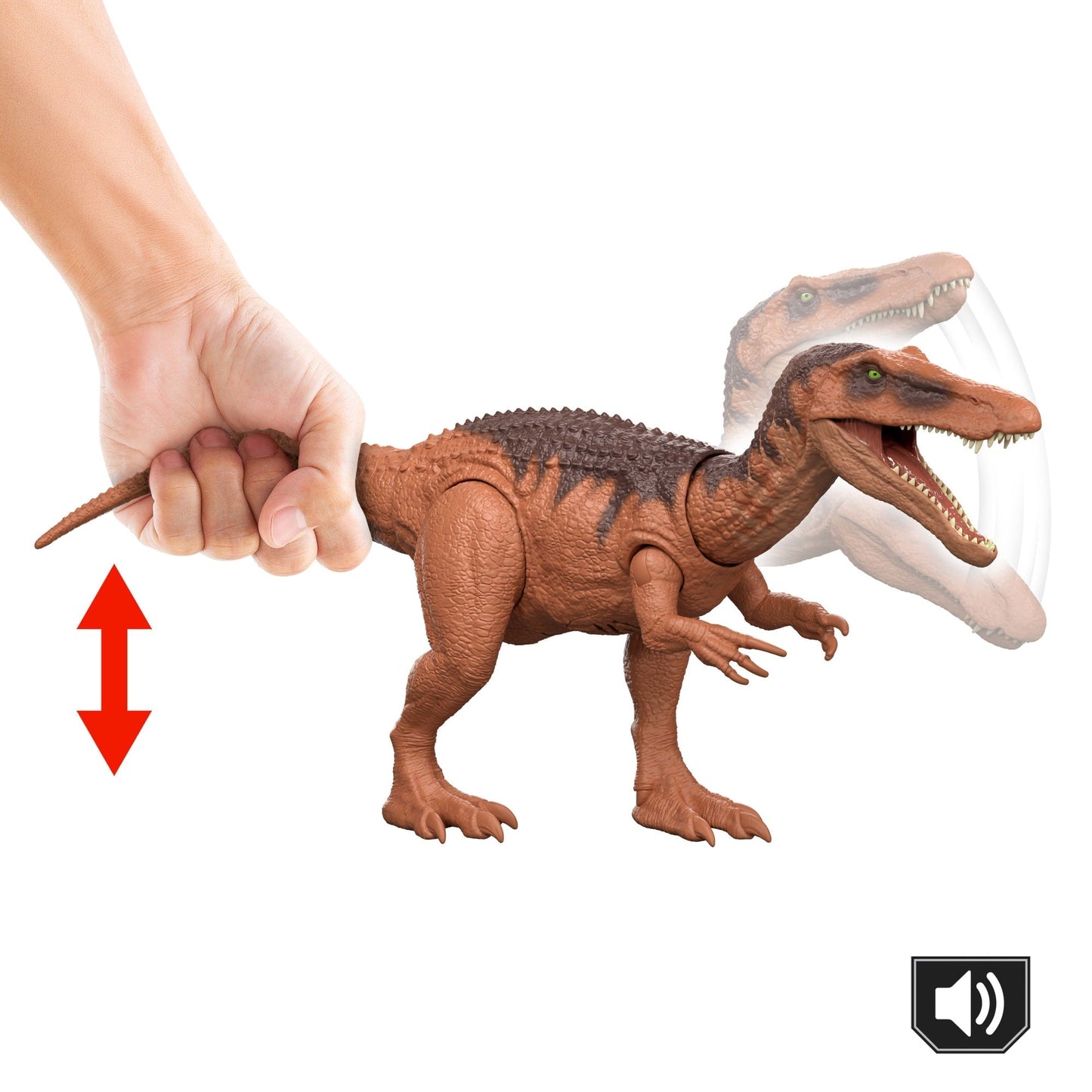 Jurassic World Dinosaurio de Juguete Rebirth Rugido Salvaje Baryonyx