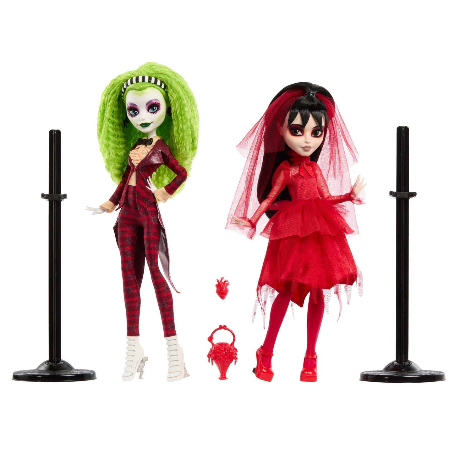Monster High Skullector Betelgeuse And Lydia Collectible Dolls, Beetlejuice Beetlejuice 2-Pack